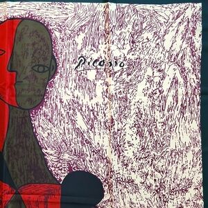 Vintage Inspire Pablo Picasso Silk Scarf